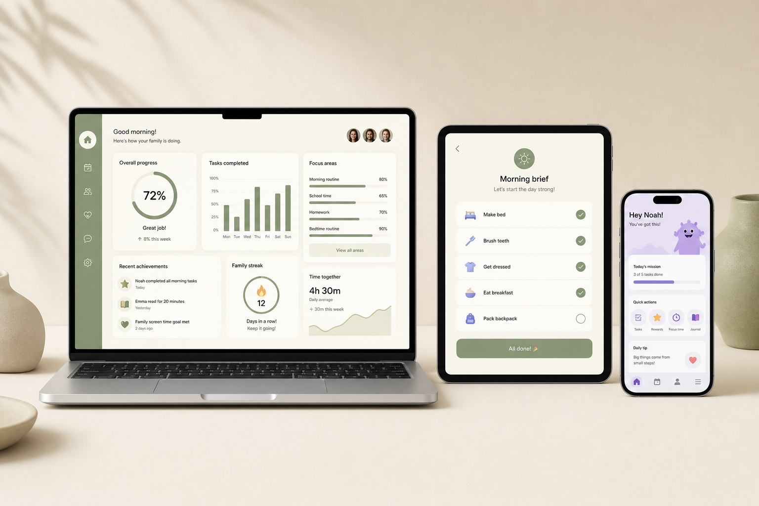 Famixa trên laptop, tablet và điện thoại